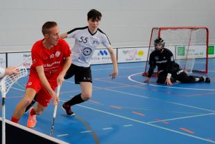 Philipp Schmid - hier im Playoff-Final gegen Kevin Hügli, Kappelen - brillierte mit vier Skorerpunkten gegen Spreitenbach