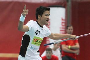 Der beste Spieler auf Gossauer Seite: James Bücheler mit vier Toren und einem Assist