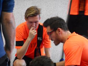 Pausen Ansprache von Coach Vollenweider