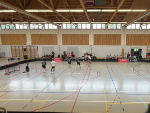 Bestplayer Philip Walter hämmert zum 4:1 das Runde ins Eckige. 
